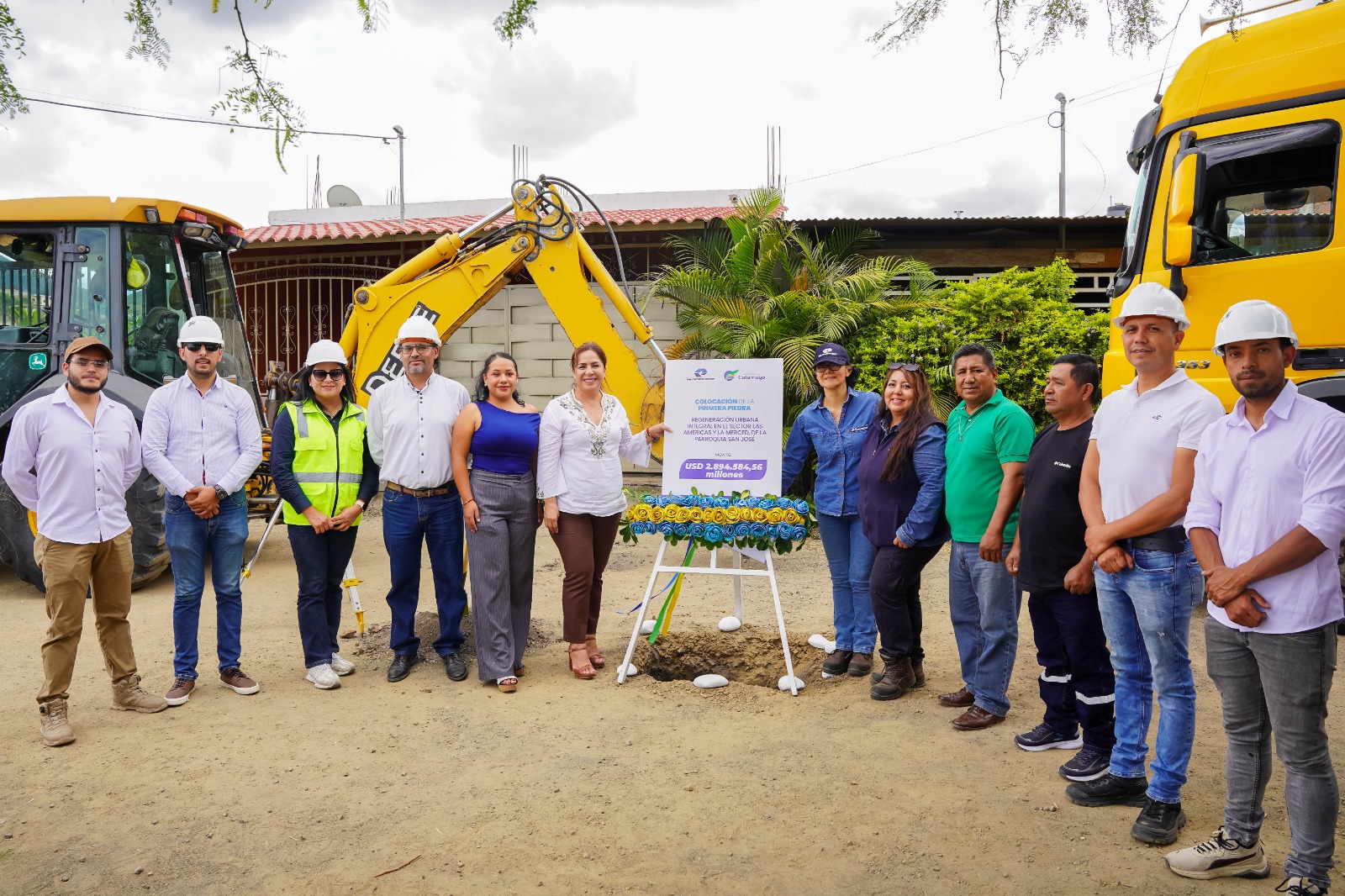Catamayo inicia obra emblemática con inversión de USD 2.894.584,56 millones de dólares.