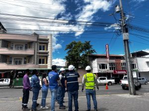 EERSSA ejecutará el ordenamiento de redes en Catamayo para fortalecer la seguridad y la imagen urbana